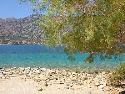 Plage de la crete à Plage de Spinalonga