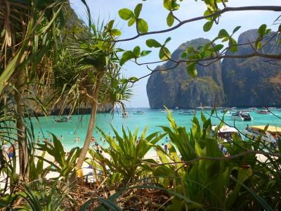 Plage de la thailande à Maya Bay Koh Phi Phi Leh
