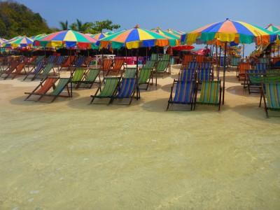 Plage de la thailande à Koh Khai Noi
