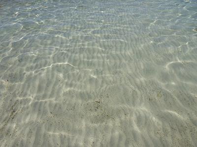 Plage de la france à Ile de Porquerolles plage d'argent eau transparente