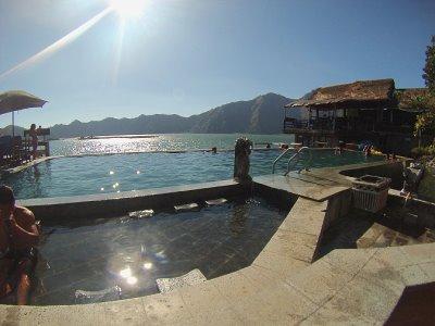 Plage de L' indonesie à Bali Lac Danau Batur
