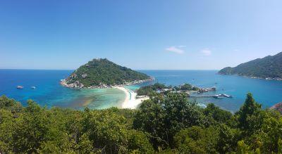Plage de la thailande à Koh Nang Yuan et Koh Tao
