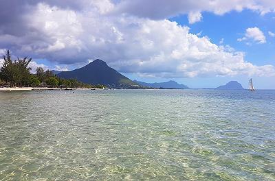 Plage de l' ile maurice à Wolmar Flic en Flac plage Maurice